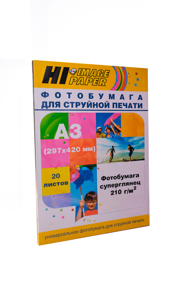 Фотобумага Hi-Image Paper суперглянцевая односторонняя, A3, 210 г/м2, 20 л.